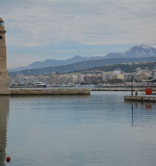 Venetian port of Rethymno