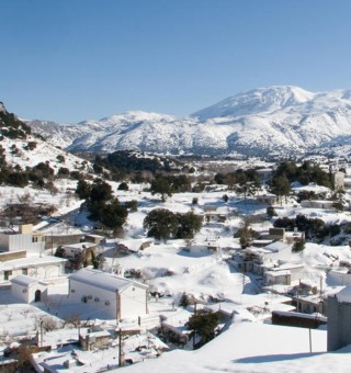 Tzermiado village at Lassithi Plateau