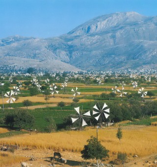 The windmills of Lasithi Plateau