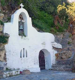 Fisherman's church in Agios Nikolaos